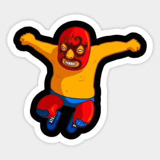 Mexican Wrestling Sticker